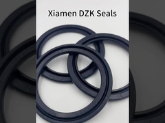 Mẫu PZ xi lanh piston ring seal, vòng niêm phong khí NBR màu đen